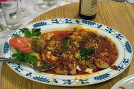 Chicken and chilli paste