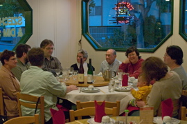 Most of our group (Ellen, Ruth, Kenny, Mike, Wilma, Ted, Lisa, Ken, and Janet)