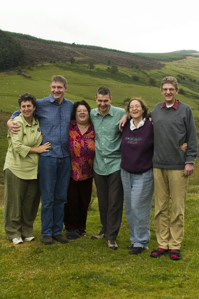 The cousins at Rhiwfelen
