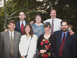 Marc Sperber, Gail Gurman, Dave Rohrl, Conrad and Sharon Keidel, Linda Humphrey, Bob Gladstein